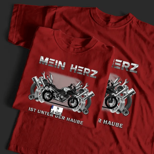 Tiger 1200 GT Explorer T-Shirt Tuning mit Motorrad !