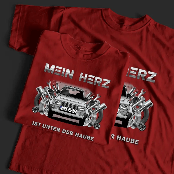 Rocky T-Shirt Tuning mit Auto !