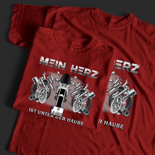 F 650 T-Shirt Tuning mit Motorrad !