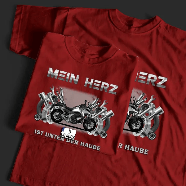 NC750X DCT T-Shirt Tuning mit Motorrad !