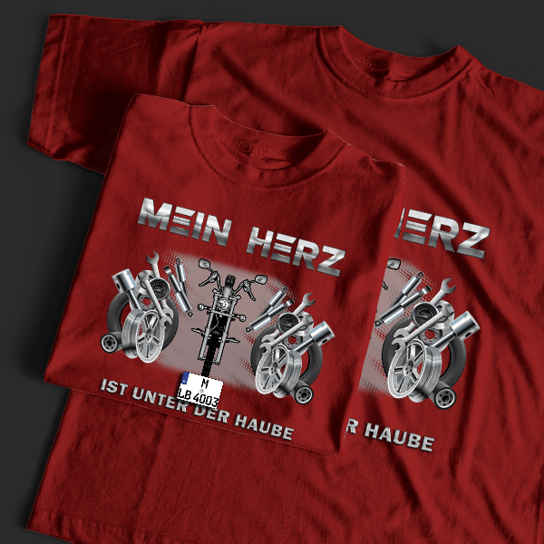 VS 800 Intruder T-Shirt Tuning mit Motorrad !