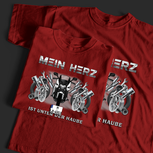 Z 750 T-Shirt Tuning mit Motorrad !