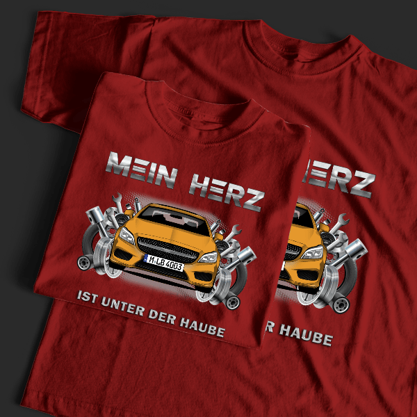 CLS T-Shirt Tuning mit Auto !