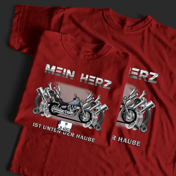 Vulcan 1500 T-Shirt Tuning mit Motorrad !