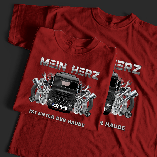 XF105 T-Shirt Tuning mit LKW !