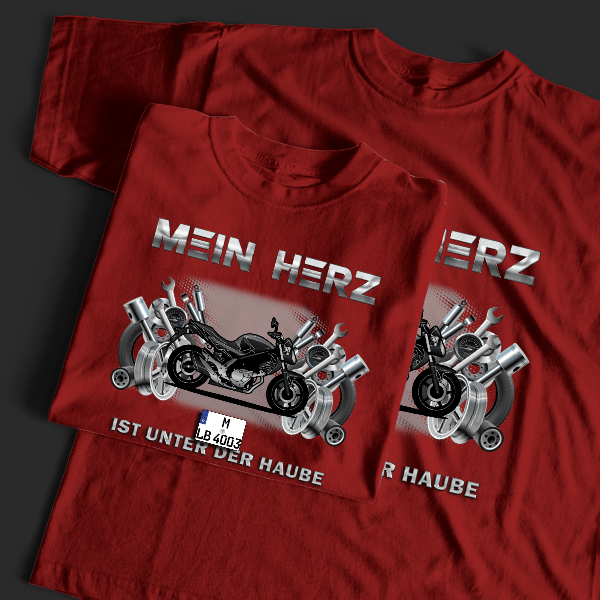 Gladius T-Shirt Tuning mit Motorrad !
