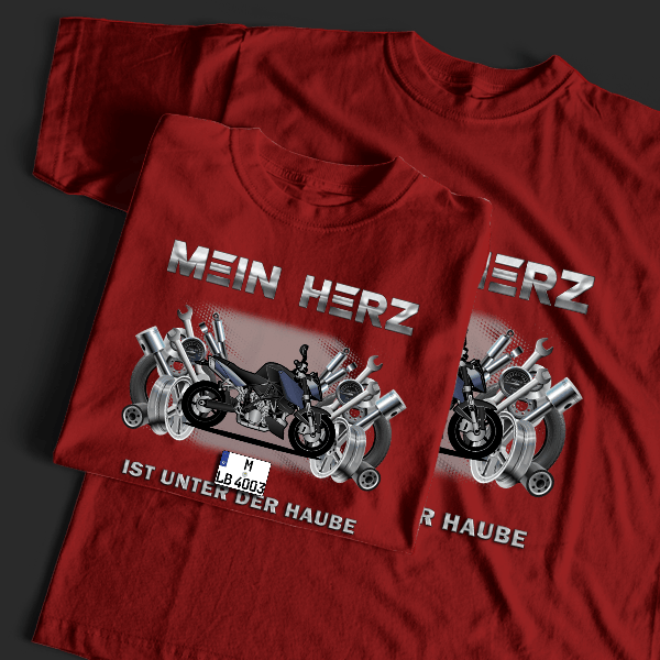 990 Super Duke T-Shirt Tuning mit Motorrad !