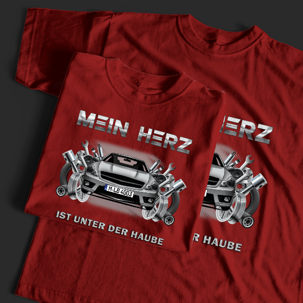 SL63 AMG T-Shirt Tuning mit Auto !