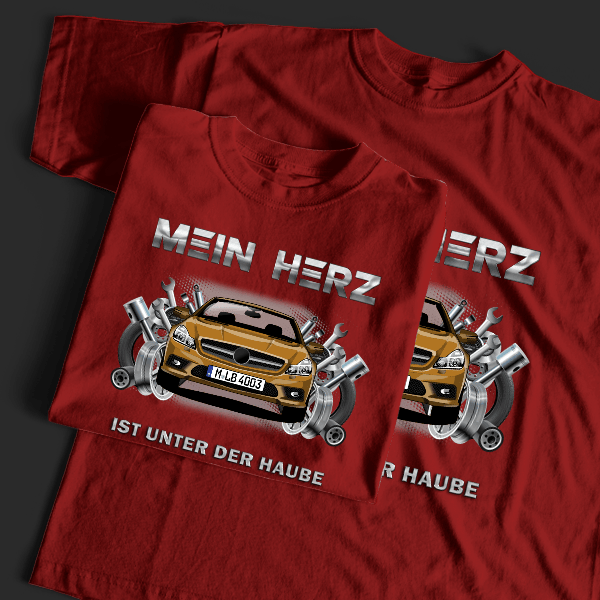 SL-Klasse T-Shirt Tuning mit Auto !