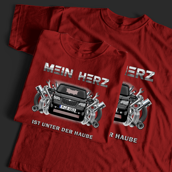 Grand Voyager T-Shirt Tuning mit Auto !