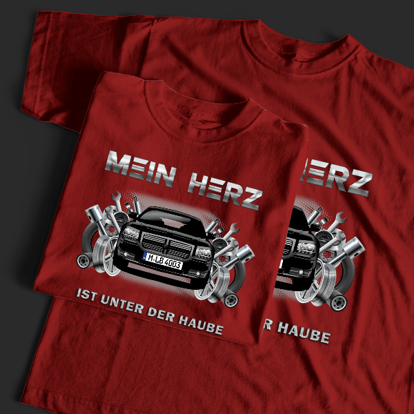 Magnum T-Shirt Tuning mit Auto !