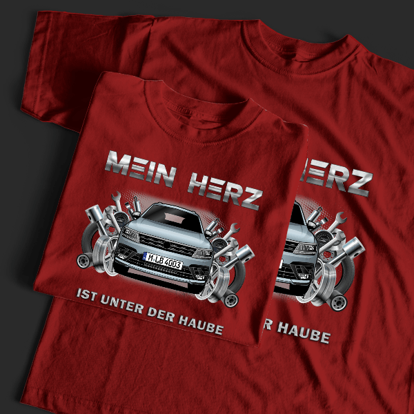 Tiguan R T-Shirt Tuning mit Auto !