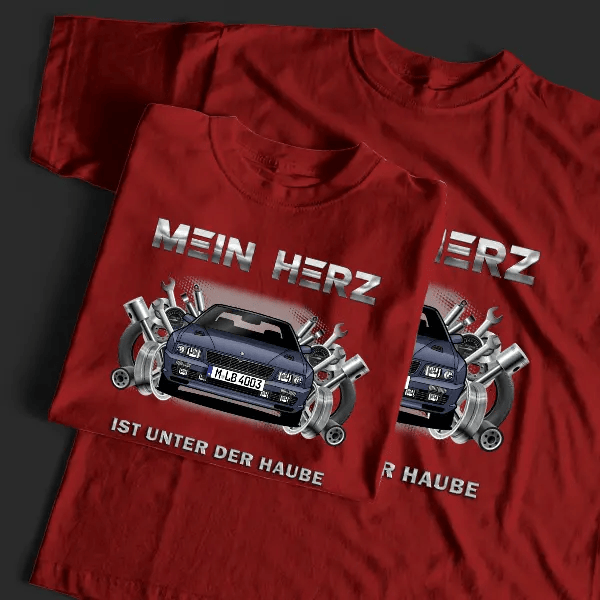 Shamal T-Shirt Tuning mit Auto !