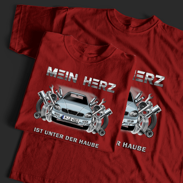 Leganza T-Shirt Tuning mit Auto !