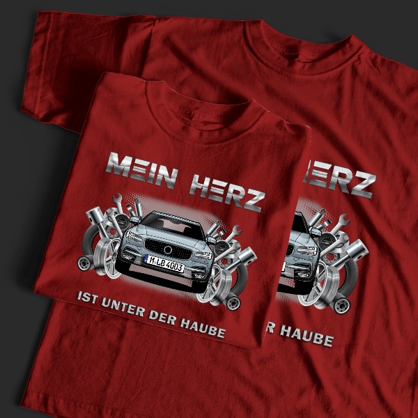 V90 Cross Country T-Shirt Tuning mit Auto !