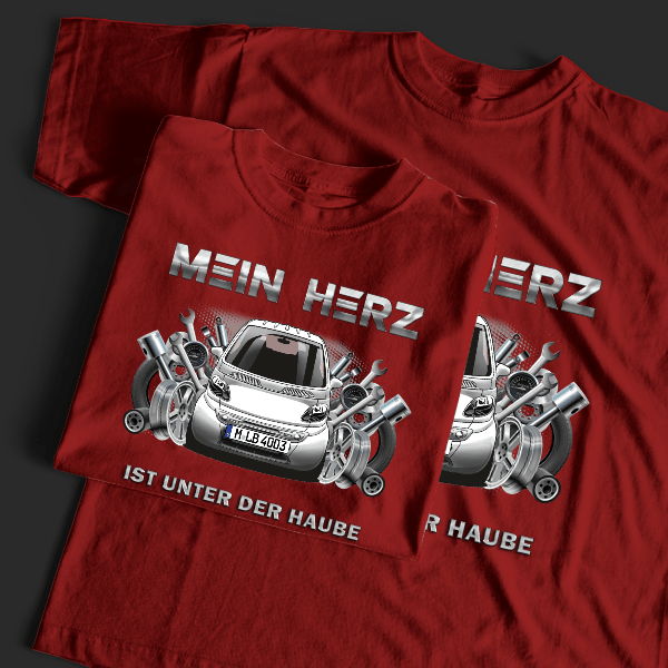 ForTwo T-Shirt Tuning mit Auto !