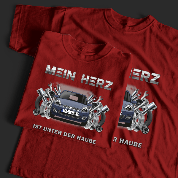 Fiesta T-Shirt Tuning mit Auto !