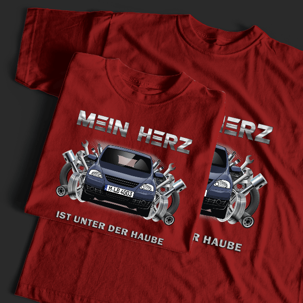 Fox T-Shirt Tuning mit Auto !