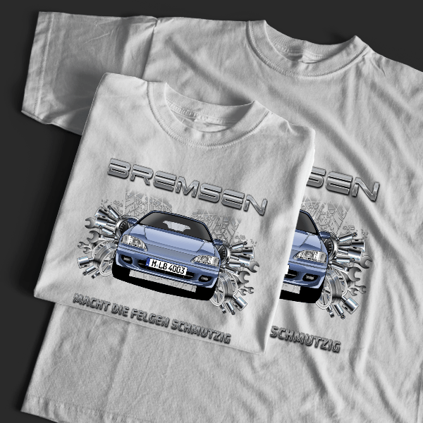 Paseo T-Shirt Tuning mit Auto !