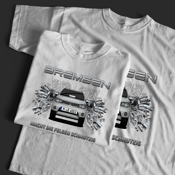 Outlander T-Shirt Tuning mit Auto !