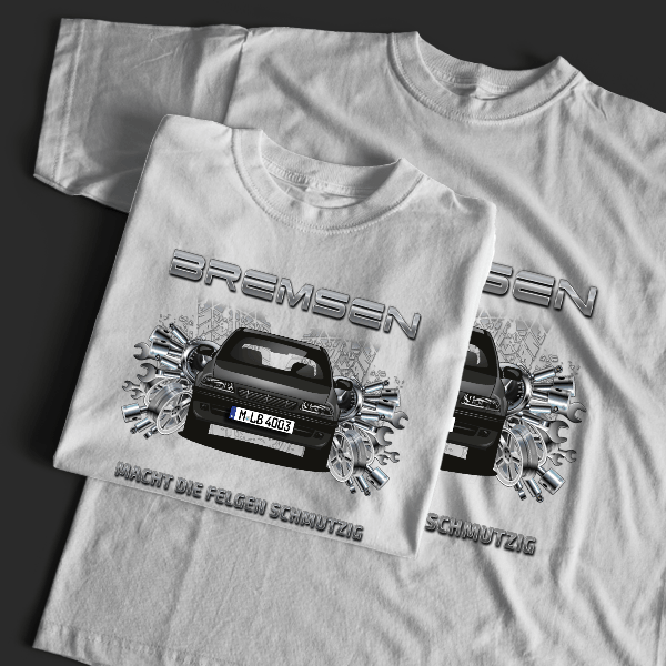 Astra (3-Türer) T-Shirt Tuning mit Auto !