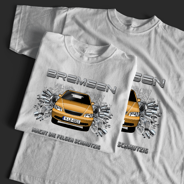Shuttle T-Shirt Tuning mit Auto !
