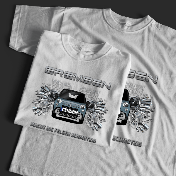 500L Trekking T-Shirt Tuning mit Auto !