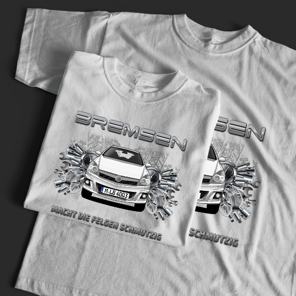 Astra OPC T-Shirt Tuning mit Auto !