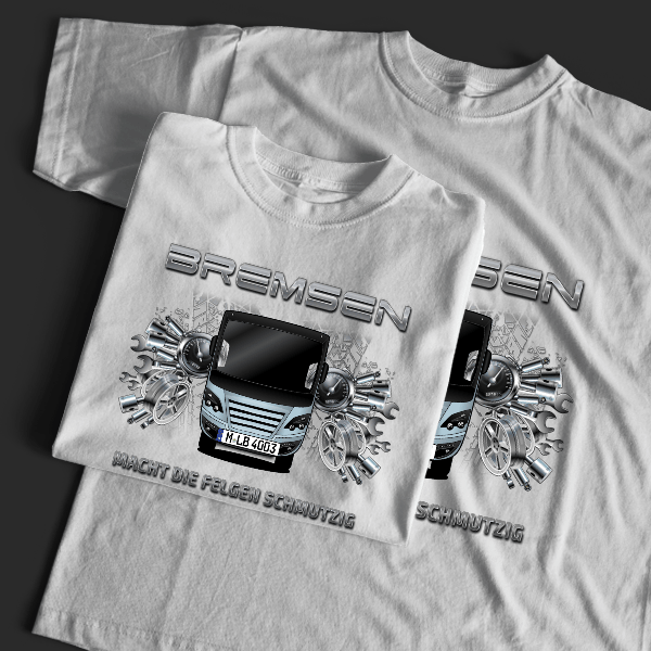 Home T-Shirt Tuning mit Wohnwagen !