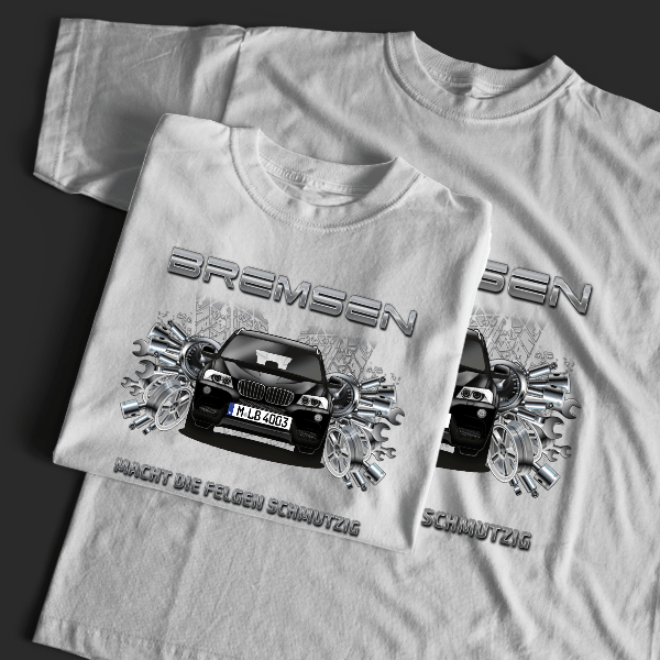 X3 T-Shirt Tuning mit Auto !