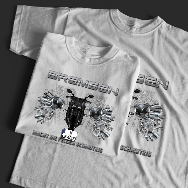 MT-10 T-Shirt Tuning mit Motorrad !