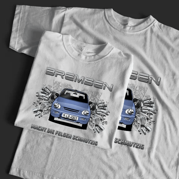 X-90 T-Shirt Tuning mit Auto !