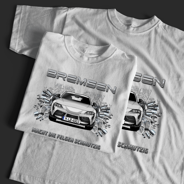 GR Supra T-Shirt Tuning mit Auto !