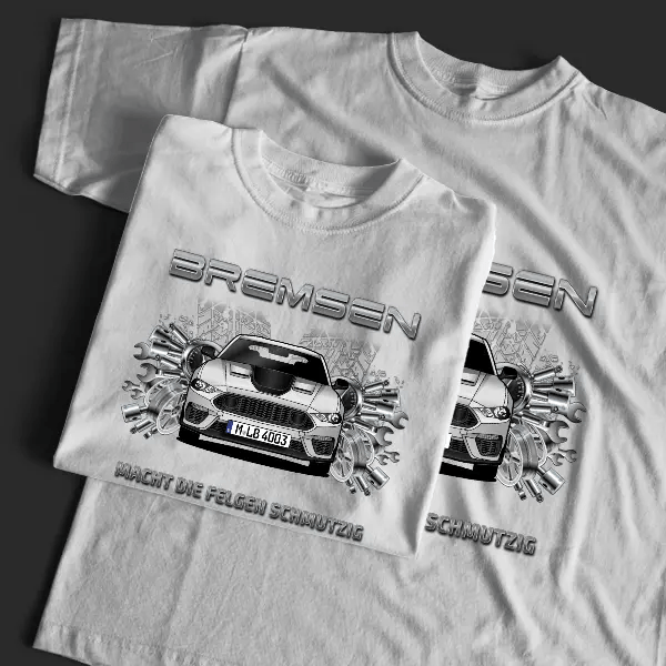 Mustang Mach 1 T-Shirt Tuning mit Auto !