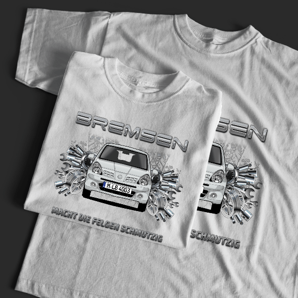 Pixo T-Shirt Tuning mit Auto !