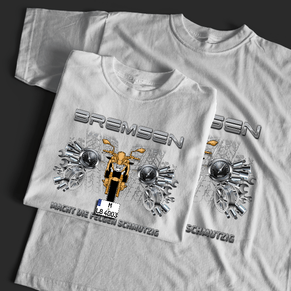 Z 650 T-Shirt Tuning mit Motorrad !