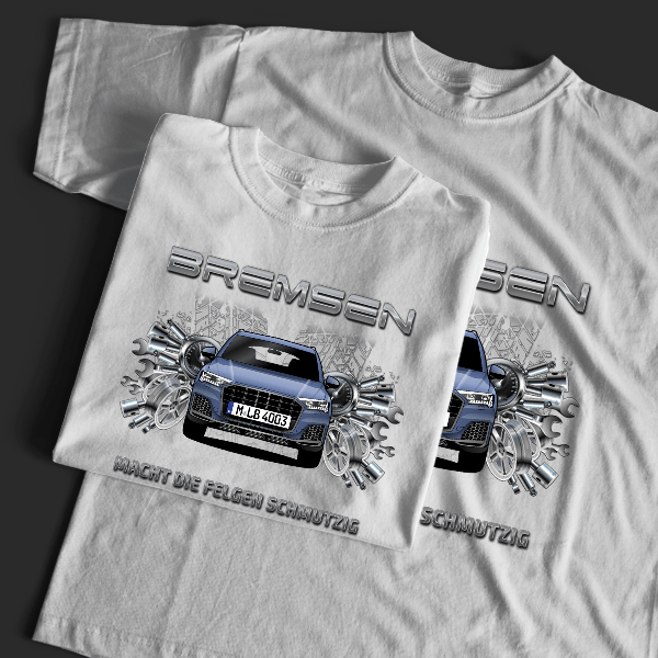 SQ7 T-Shirt Tuning mit Auto !
