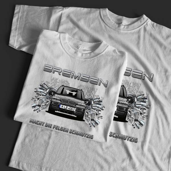 X5 T-Shirt Tuning mit Auto !