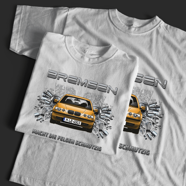 3er Reihe Compact T-Shirt Tuning mit Auto !