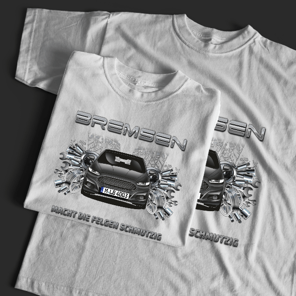 Mondeo Limousine T-Shirt Tuning mit Auto !