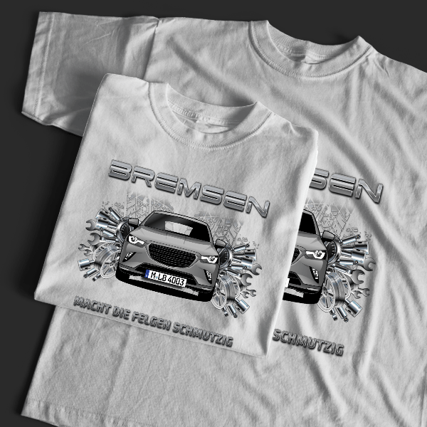 CX-3 T-Shirt Tuning mit Auto !