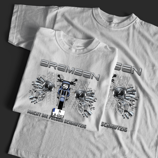K 100 T-Shirt Tuning mit Motorrad !