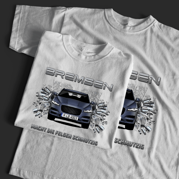 F-Pace T-Shirt Tuning mit Auto !