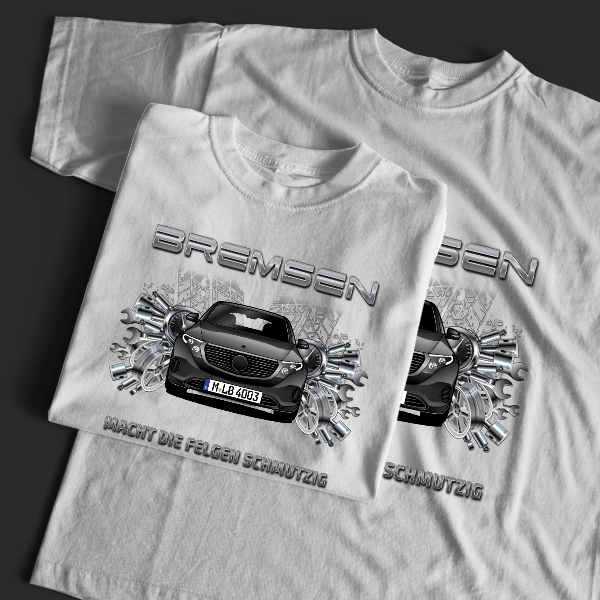 EQC T-Shirt Tuning mit Auto !