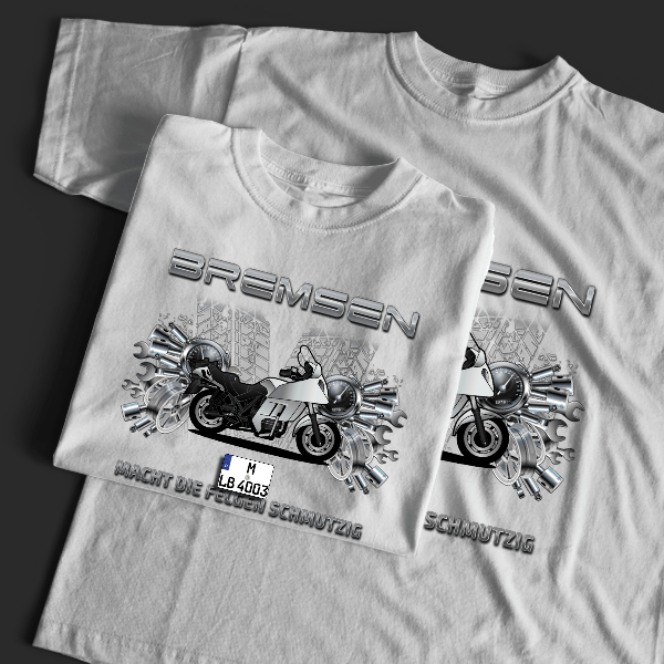 K 75 RT T-Shirt Tuning mit Motorrad !