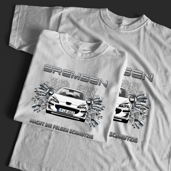 407 Caravan T-Shirt Tuning mit Auto !