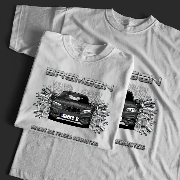 2er Reihe Coupe M T-Shirt Tuning mit Auto !