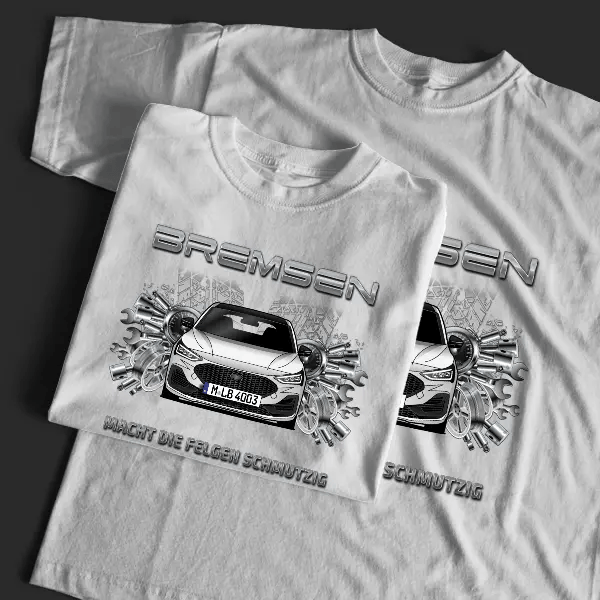 Focus ST T-Shirt Tuning mit Auto !