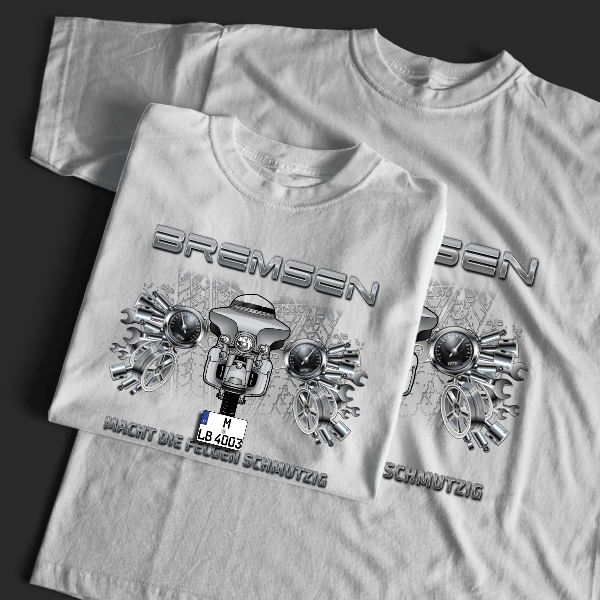 Electra Glide Ultra T-Shirt Tuning mit Motorrad !