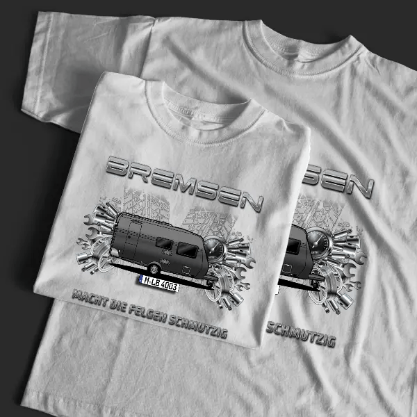 Delux T-Shirt Tuning mit Wohnwagen !